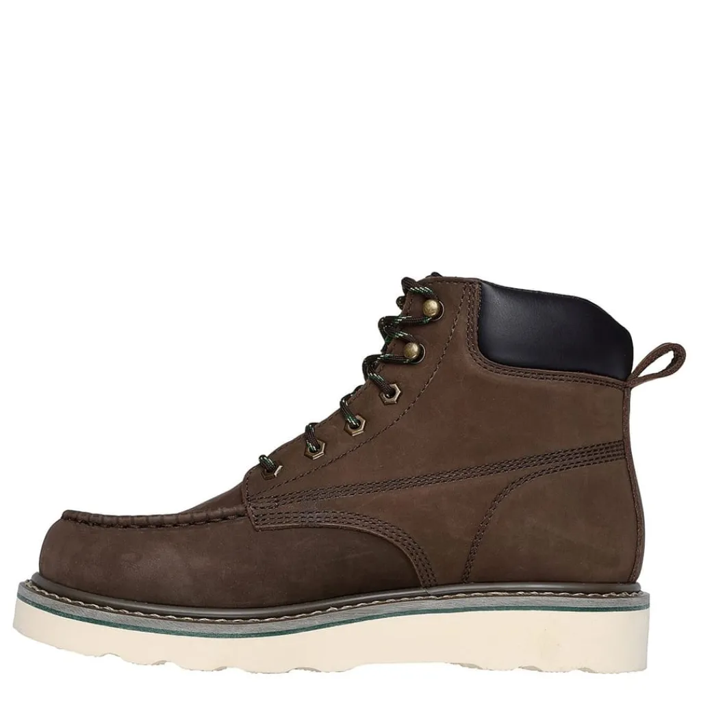 Boots*Skechers John Deere Steel Toe Safety Boots in Brown