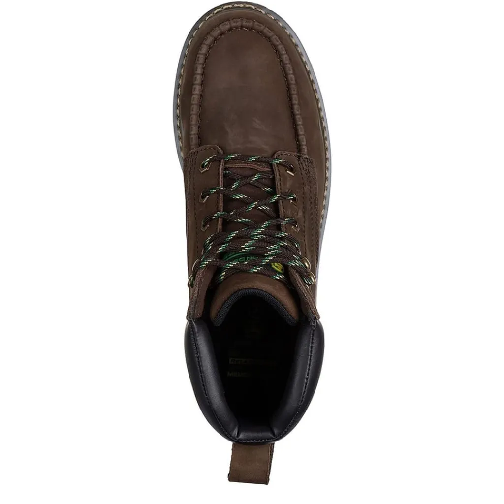 Boots*Skechers John Deere Steel Toe Safety Boots in Brown