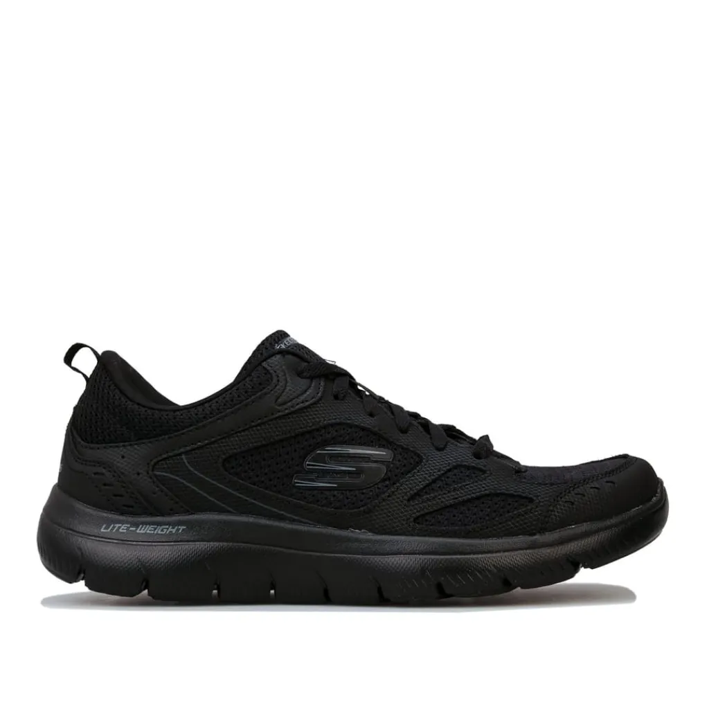Running Shoes*Skechers Mens Summits South Rim Trainers in Black