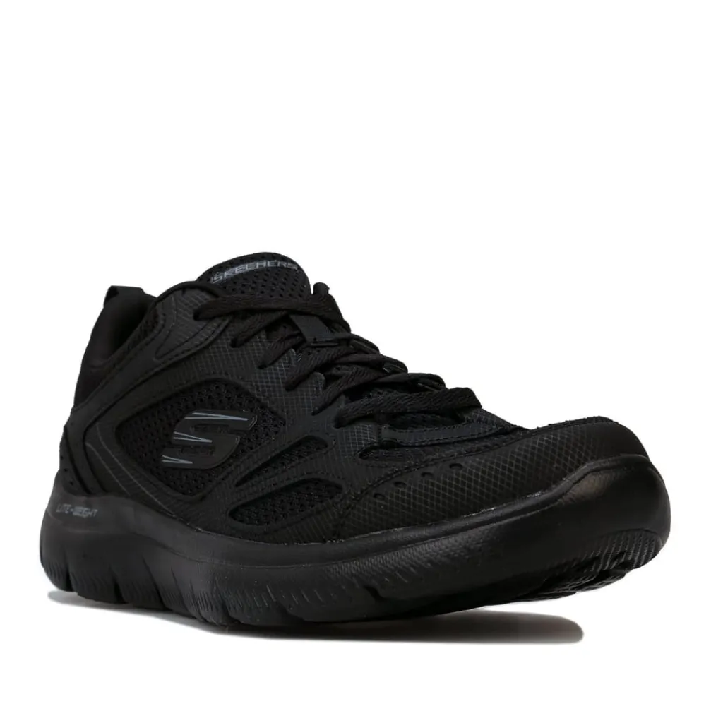 Running Shoes*Skechers Mens Summits South Rim Trainers in Black