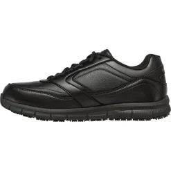 Shoes*Skechers Mens Work Relaxed Fit: Nampa Sr Work Trainers in Black