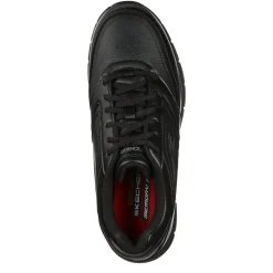 Shoes*Skechers Mens Work Relaxed Fit: Nampa Sr Work Trainers in Black