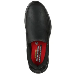 Shoes*Skechers Work Relaxed Fit: Nampa Groton sr in Black