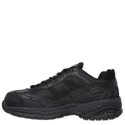 Boots*Skechers Work Stride Mens Safety Shoes in Black