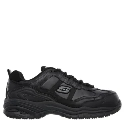 Boots*Skechers Work Stride Mens Safety Shoes in Black