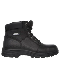 Boots*Skechers Work Workshire Mens Steel Toe Cap Safety Boots in Black