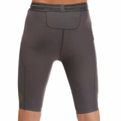Fitness And Gym Shorts|Fitness And Gym Pants*Skins Series-5 Half Tights in Charcoal