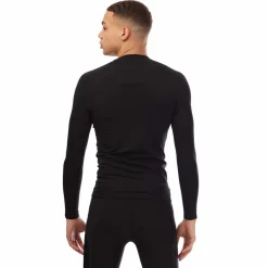 Fitness And Gymwear*Skins Series-2 Long Sleeve Top in Black