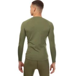 Fitness And Gymwear*Skins Series-2 Long Sleeve Top in Khaki