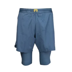 Fitness And Gym Shorts*Skins Superpose SR3 Running Shorts in Blue