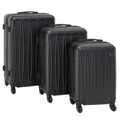 Bags*Slazenger 3 Piece Suitcase Set in Black