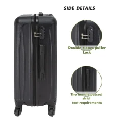 Bags*Slazenger 3 Piece Suitcase Set in Black