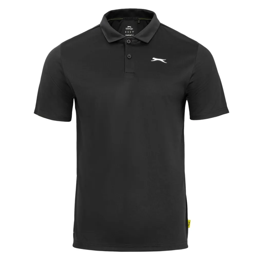 Polo Shirts*Slazenger Golf Solid Polo in Black