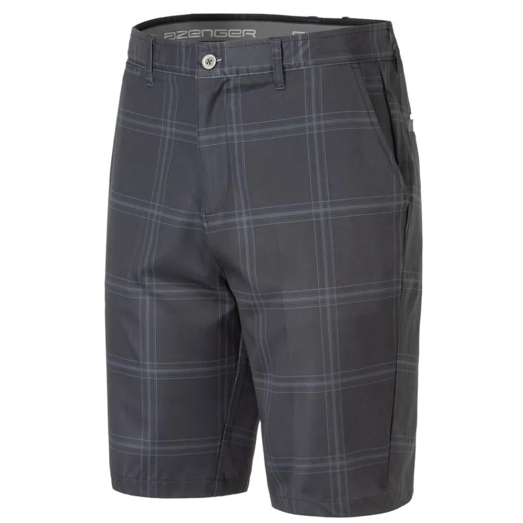Fitness And Gym Shorts*Slazenger Mens Check Shorts in Grey
