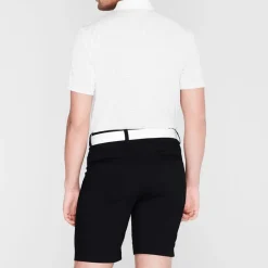 Polo Shirts*Slazenger Mens Micro Stripe Golf Polo Shirt in White