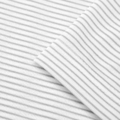 Polo Shirts*Slazenger Mens Micro Stripe Golf Polo Shirt in White
