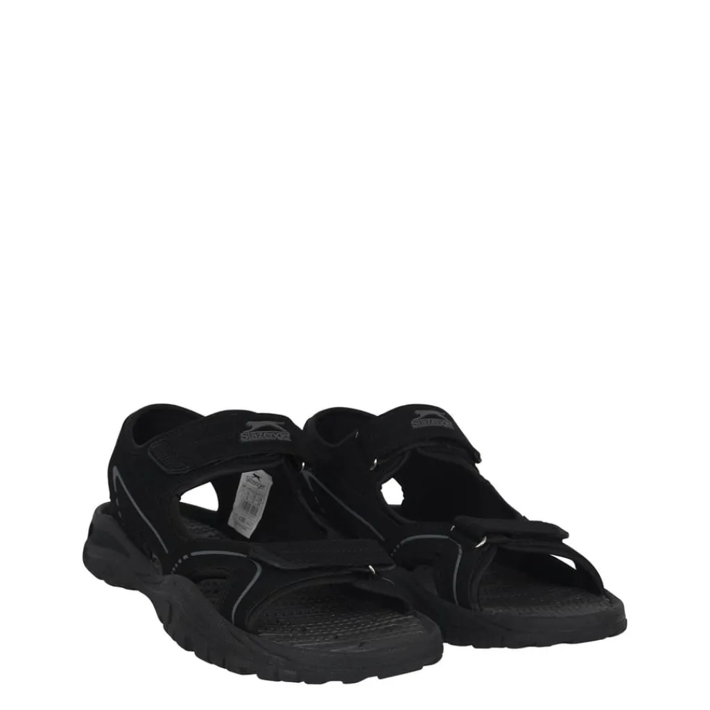 Slippers*Slazenger Mens Wave Sandals in Black