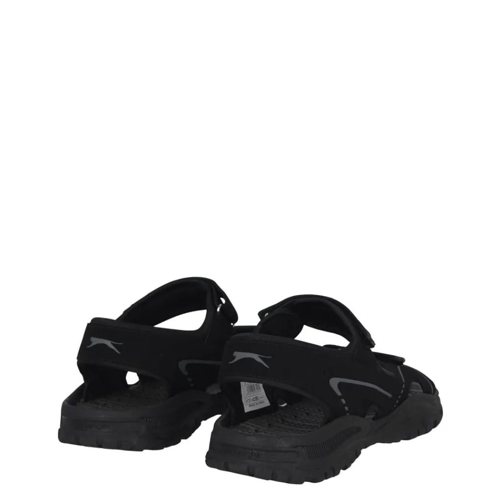 Slippers*Slazenger Mens Wave Sandals in Black