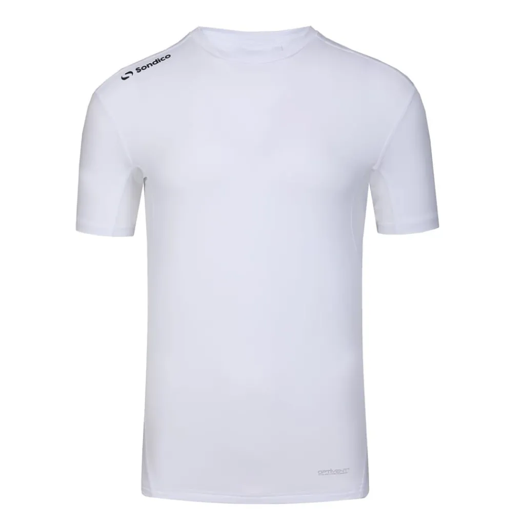 Fitness And Gymwear*Sondico Mens Core Base Short Sleeves in White