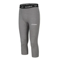 Fitness And Gymwear*Sondico Mens Core Three Quarter Base Layer Tights in Grey