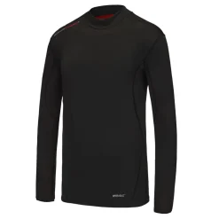 Fitness And Gymwear*Sondico Mens Stherm Mock in Black