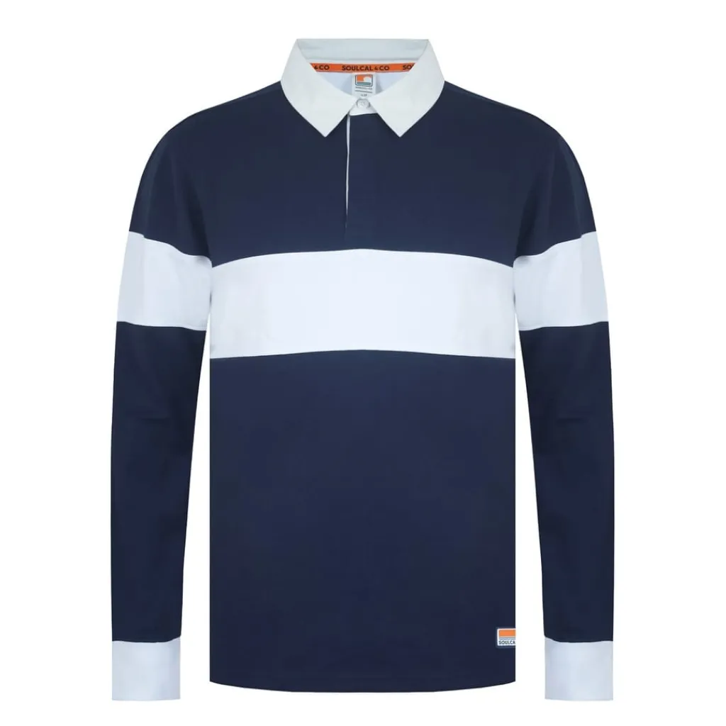 Polo Shirts*SoulCal Rugby Polo in Blue