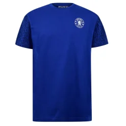 Football And Rugby Clothing*Source Lab Chelsea Graphic T-Shirt Adults in Blue