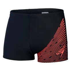 Shorts*Speedo Medley Logo Aqua Shorts in Black Red