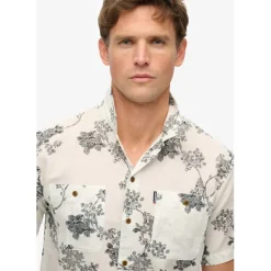 Shirts*Superdry Regular Fit Short Sleeve Shirt in White
