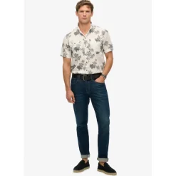 Shirts*Superdry Regular Fit Short Sleeve Shirt in White