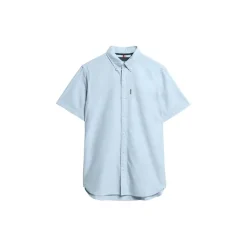 Shirts*Superdry Regular Fit Short Sleeve Shirt in Blue