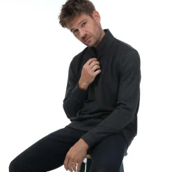 Knitwear*Ted Baker Bits Textured Funnel Neck Sweater in Charcoal