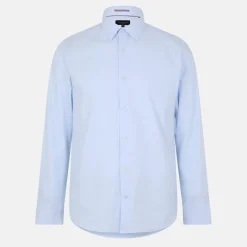 Shirts*Ted Baker Blue Diamond Dot Slim Shirt in Blue