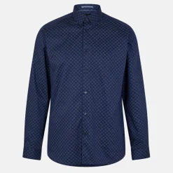 Shirts*Ted Baker Geo Print Slim Shirt in Blue