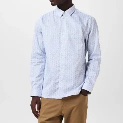 Shirts*Ted Baker Slim Fit Floral Long Sleeve Shirt in White