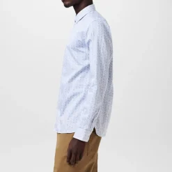 Shirts*Ted Baker Slim Fit Floral Long Sleeve Shirt in White