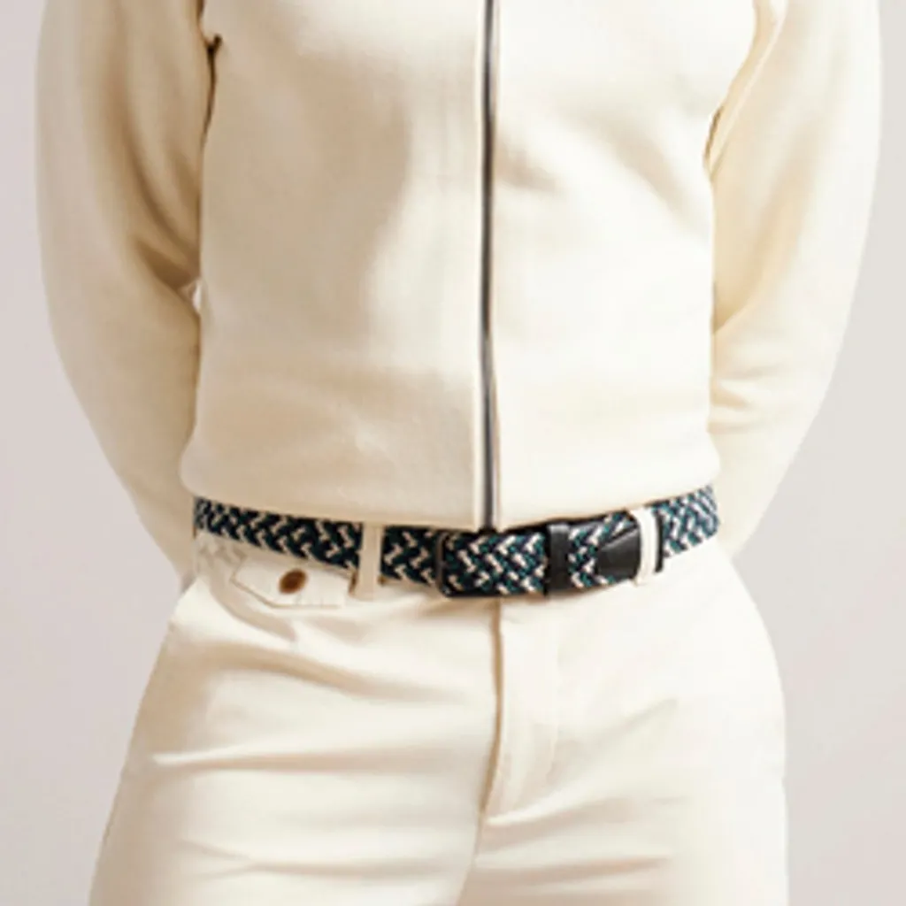 Belts*Ted Baker Stretch Woven Elastic Belt in Black