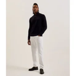 Knitwear*Ted Baker Turtleneck Regular Fit Long Sleeve Sweater in Blue