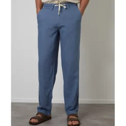 Trousers*Threadbare An Linen Trousersr in Blue