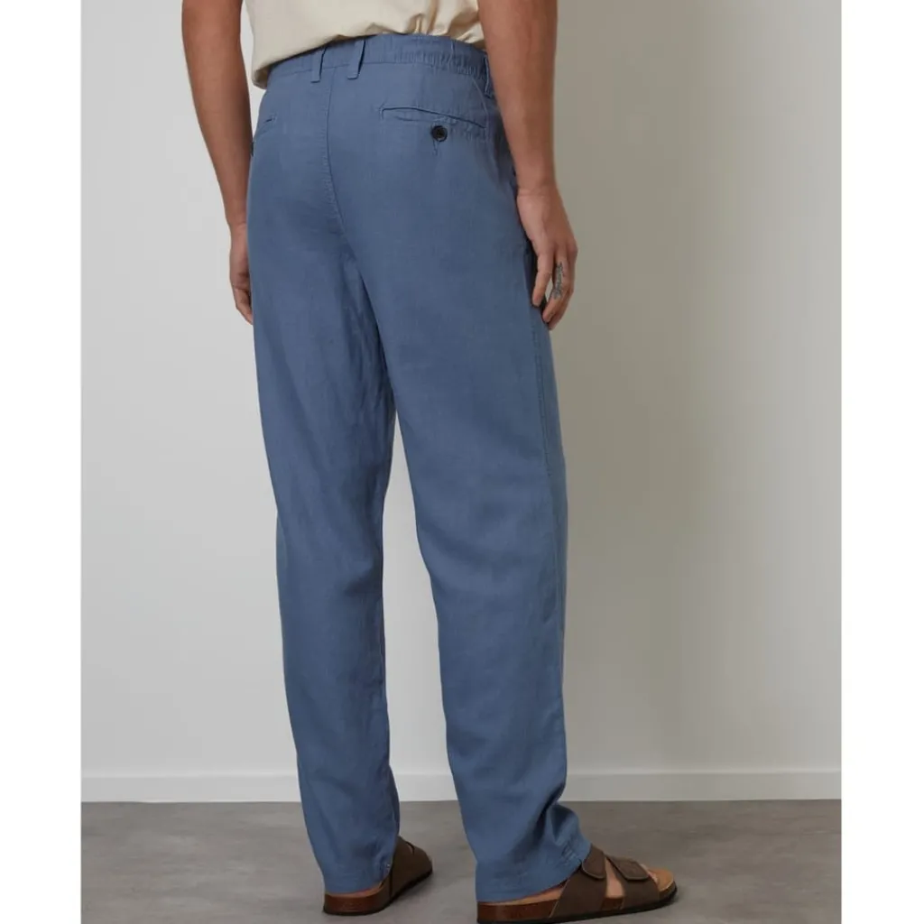 Trousers*Threadbare An Linen Trousersr in Blue
