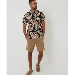 Shirts*Threadbare Bellis Shirt in Black