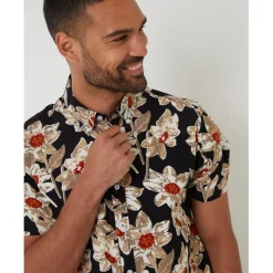 Shirts*Threadbare Bellis Shirt in Black