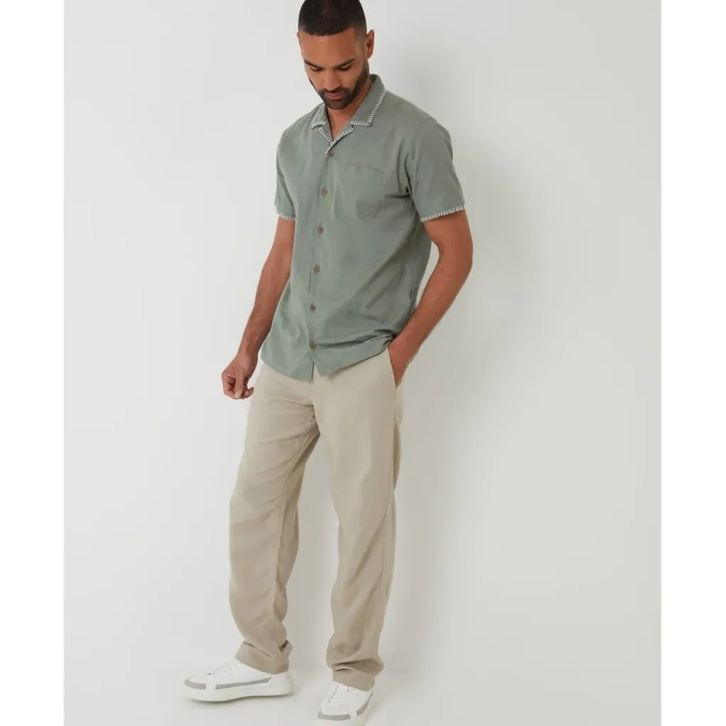 Shirts*Threadbare Burnley Shirt in Green