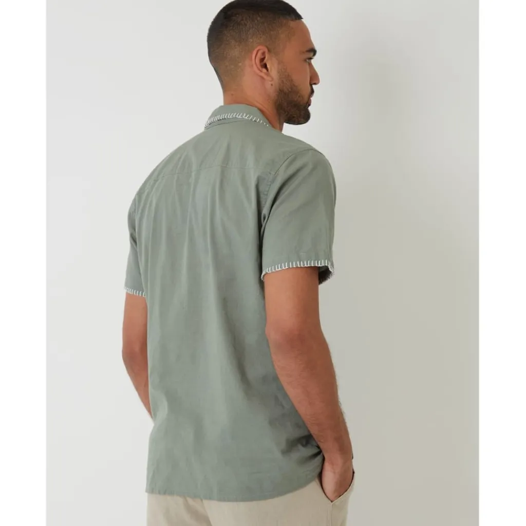 Shirts*Threadbare Burnley Shirt in Green