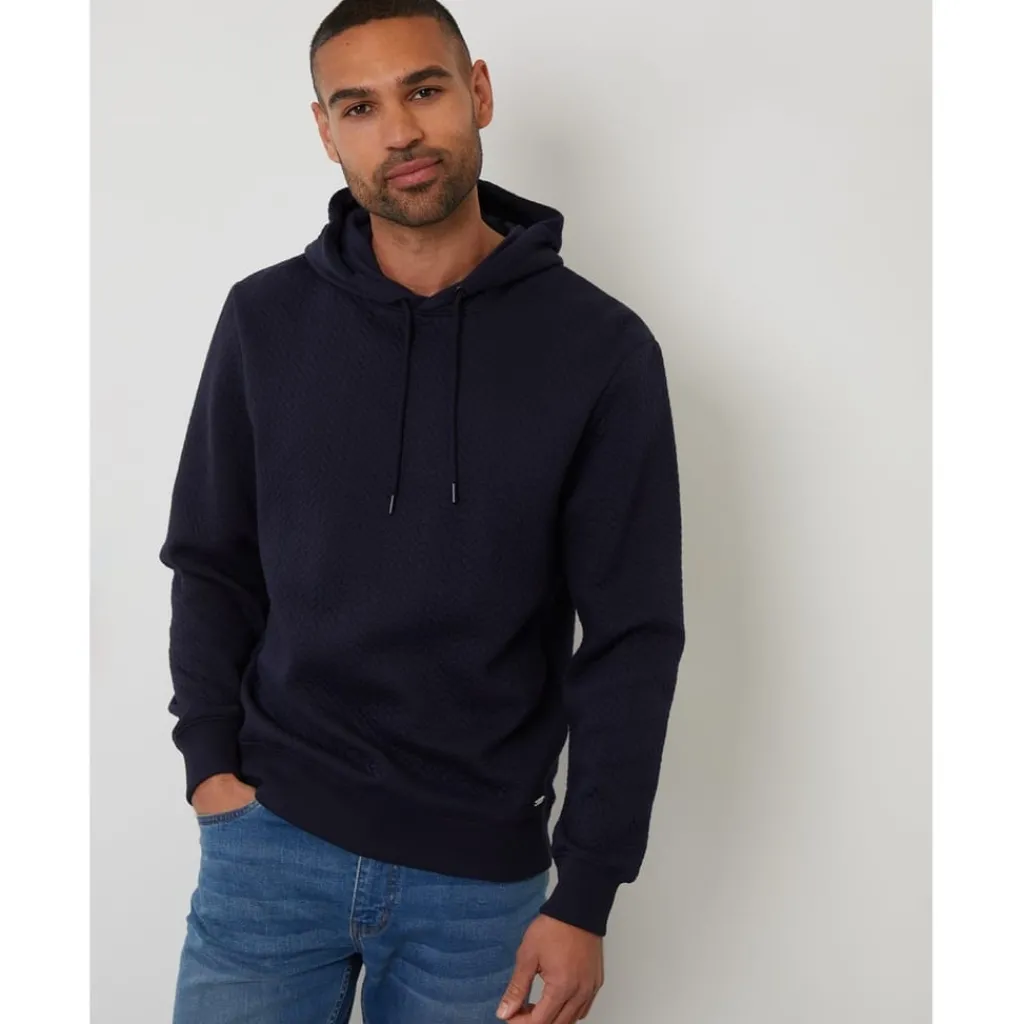 Hoodies*Threadbare Delta Fl Hoody in Blue