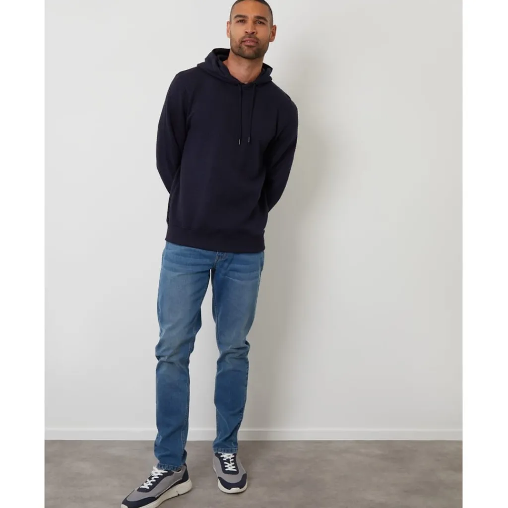 Hoodies*Threadbare Delta Fl Hoody in Blue