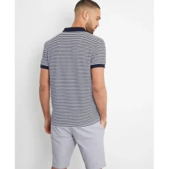 Polo Shirts*Threadbare Domino Regular Fit Short Sleeve Shirt in Blue