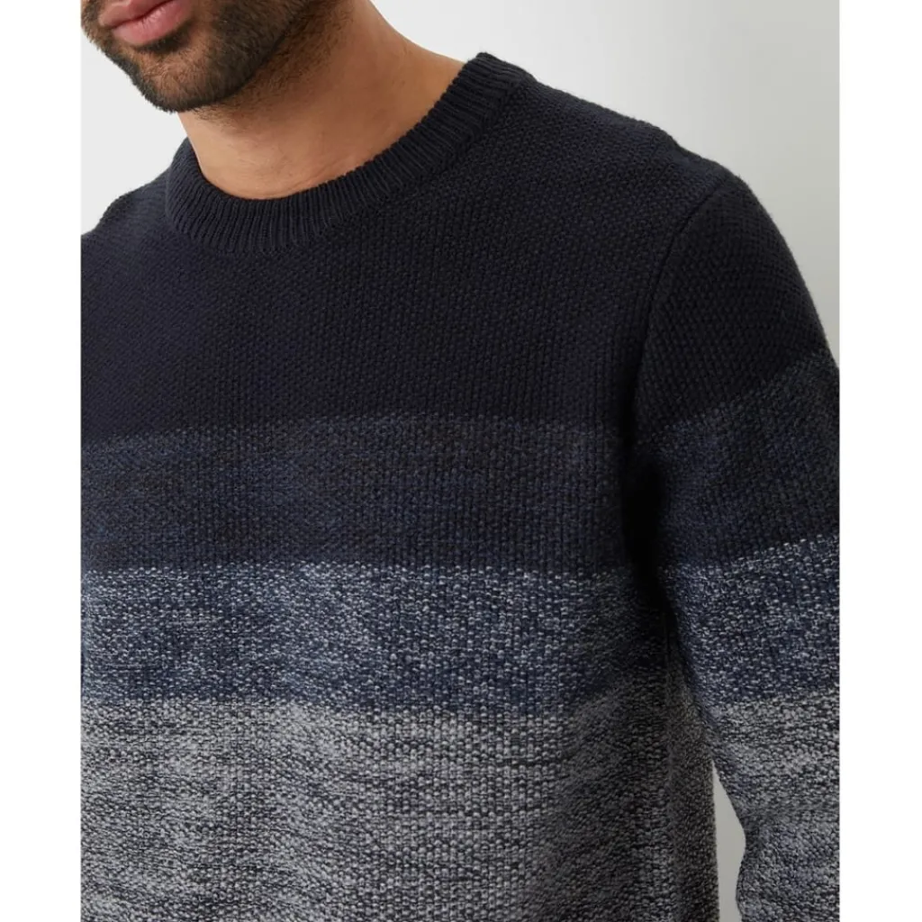 Knitwear*Threadbare Enfield Crew Neck Regular Fit Sweater in Blue