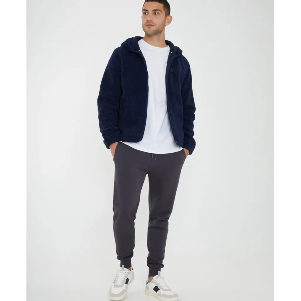 Sweatshirts*Threadbare Hooded Regular Fit Sweatshirt in Blue