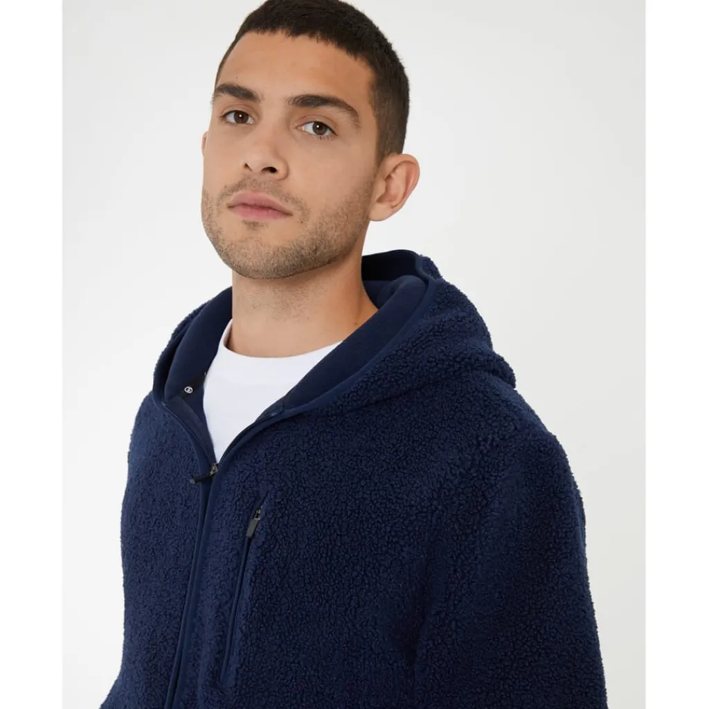 Sweatshirts*Threadbare Hooded Regular Fit Sweatshirt in Blue